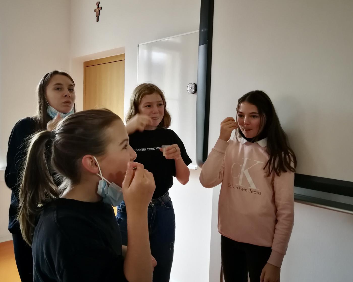 P20_4_Eis05 Filmprojekt der Klasse 4a in Chemie zum virtuellen Tag der offenen Tür: Herstellung von Speiseeis