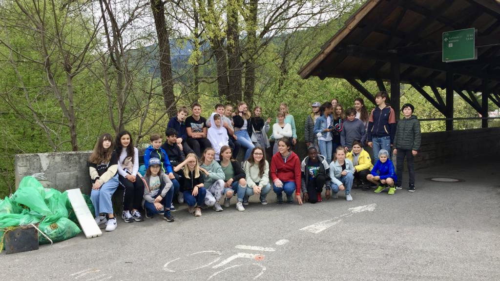 Projekt „Müll sammeln“ der 2. Klassen