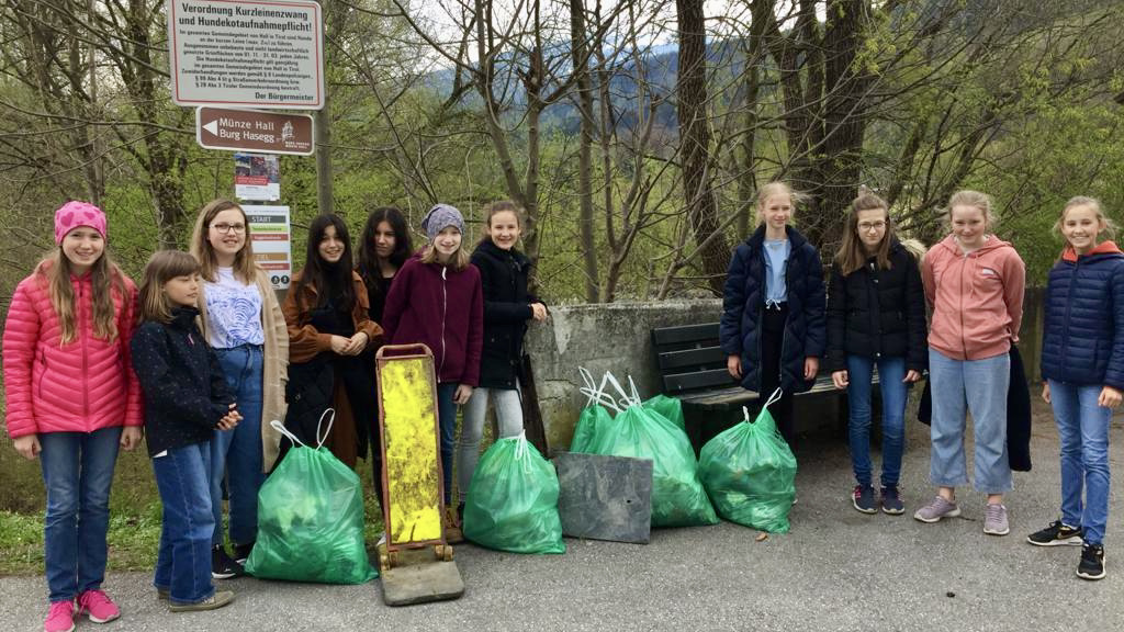 Projekt „Müll sammeln“ der 2. Klassen