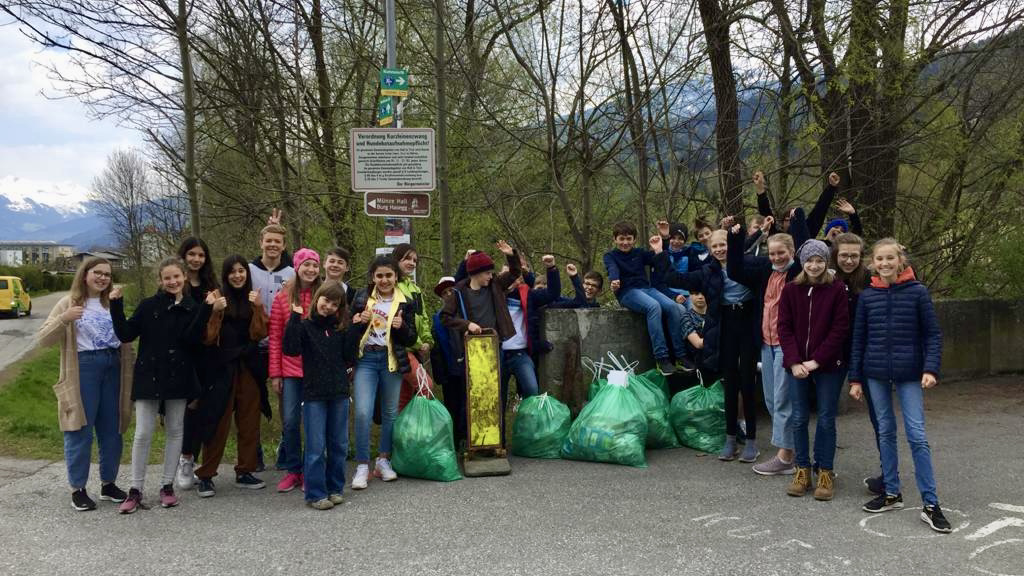 Projekt „Müll sammeln“ der 2. Klassen