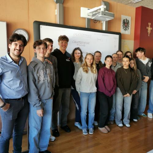 Gigi Colasanto zu Gast im Franziskanergymnasium