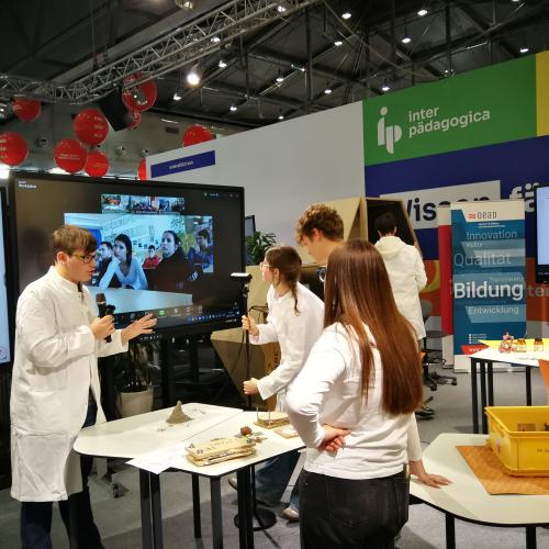 Erasmus+-Projekt „Alpen und Meer“ auf der Interpädagogica 2024
