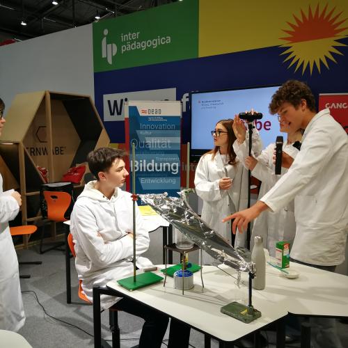 Erasmus+-Projekt „Alpen und Meer“ auf der Interpädagogica 2024