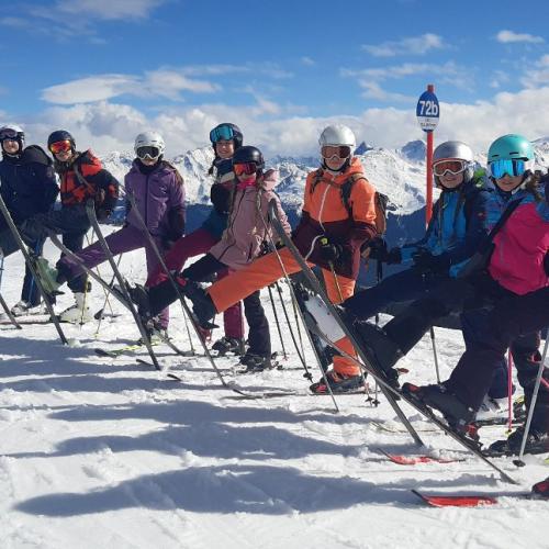 Schilager der 2ab am Pass Thurn – Kitzbühel