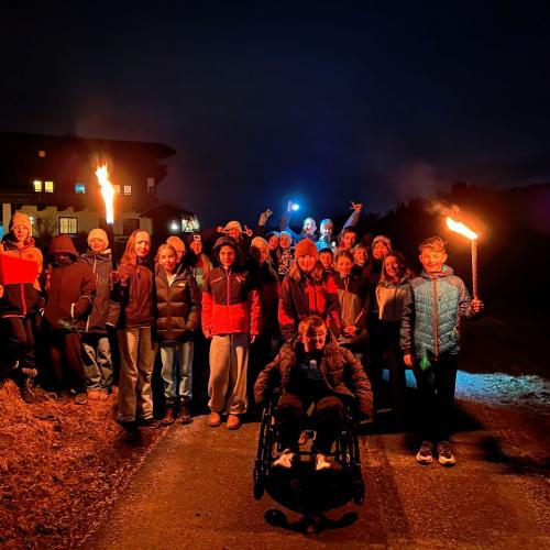 Schilager der 2ab am Pass Thurn – Kitzbühel