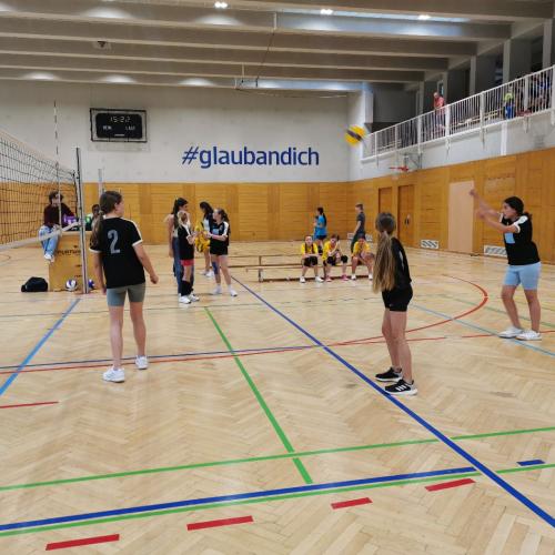 Minivolleyballmädels