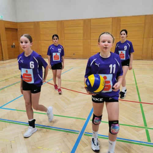 Minivolleyballmädels