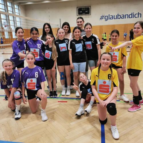 Minivolleyballmädels