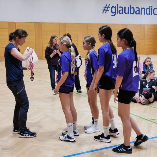 Minivolleyballmädels