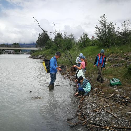 Klasse 2c:  Keine Elritzen im Lech