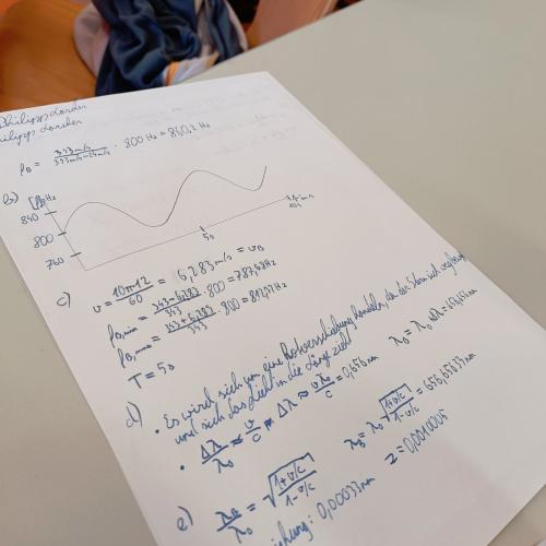 Landesfinale der Physikolympiade an unserer Schule