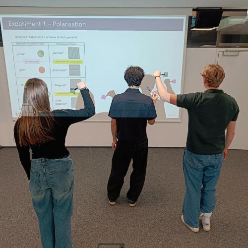 Physik-Workshops der 8. Klassen