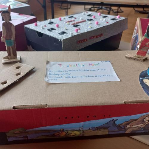 Reading, creating, presenting in English