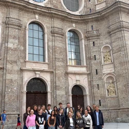 Vor der Domkirche in Innsbruck