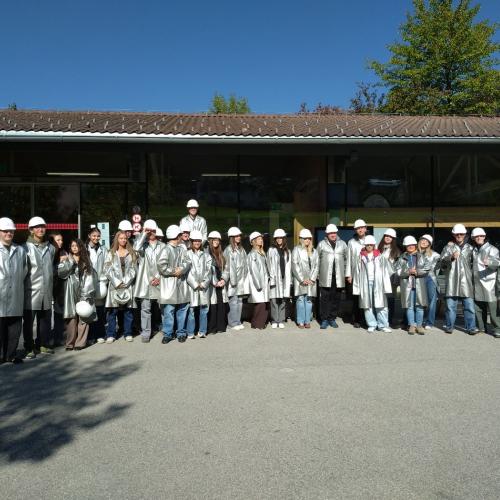 Vor dem Start ins Silberbergwerk Schwaz