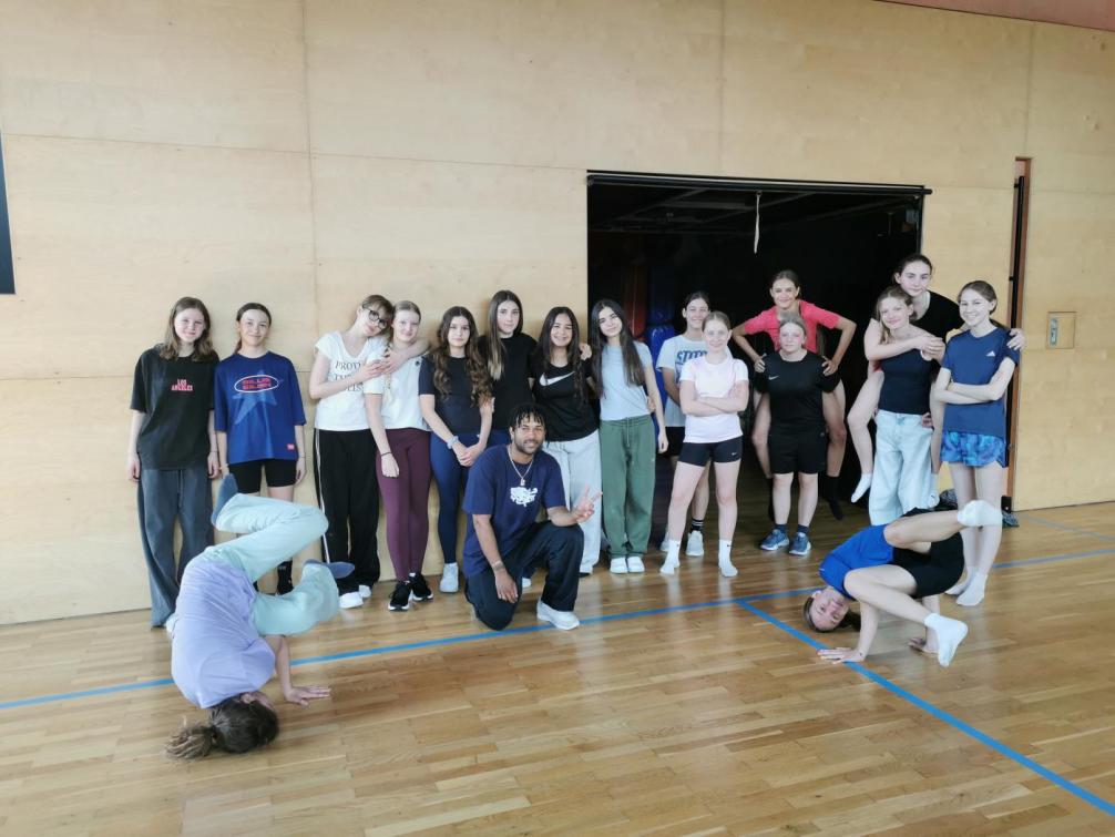 Girlspower beim Breakdance