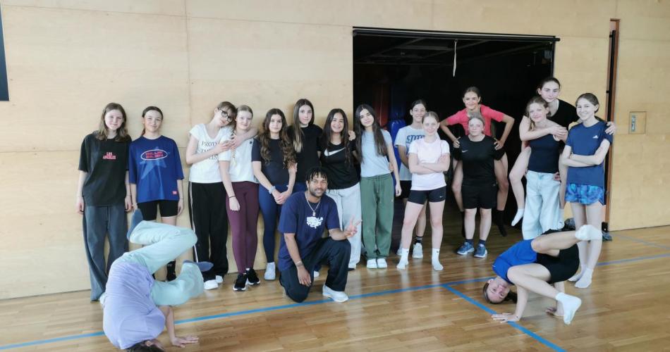 Girlspower beim Breakdance