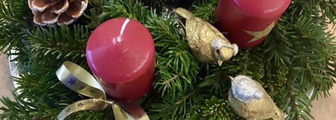 Anleitung zur Adventskranz-Herstellung und ein Gedicht