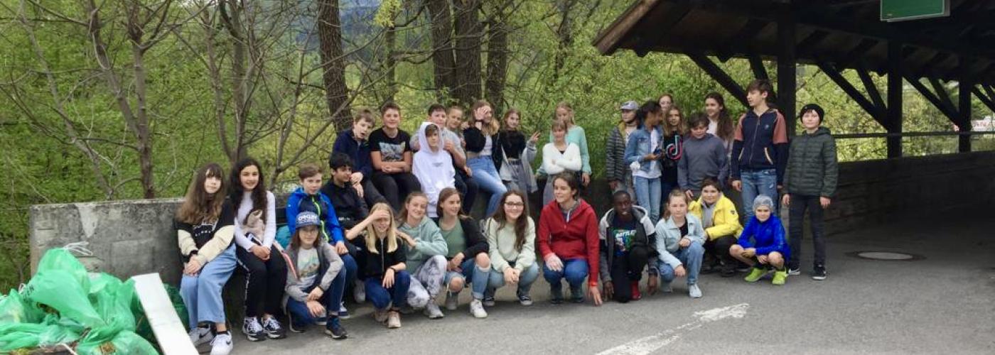 Projekt „Müll sammeln“ der 2. Klassen