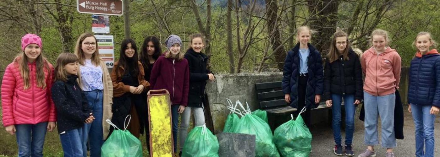 Projekt „Müll sammeln“ der 2. Klassen