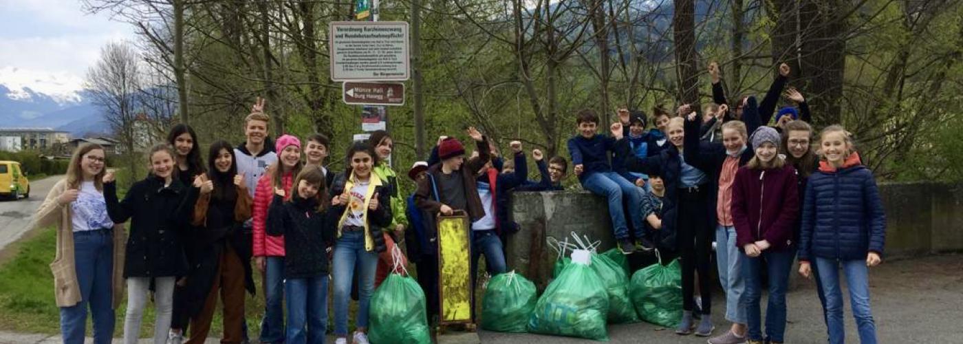 Projekt „Müll sammeln“ der 2. Klassen